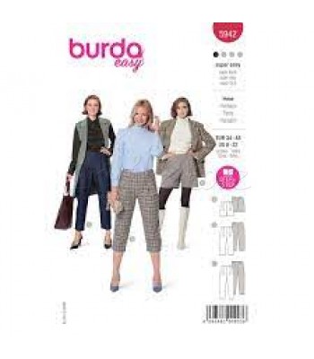 BURDA πατρον  παντελόνι 5942